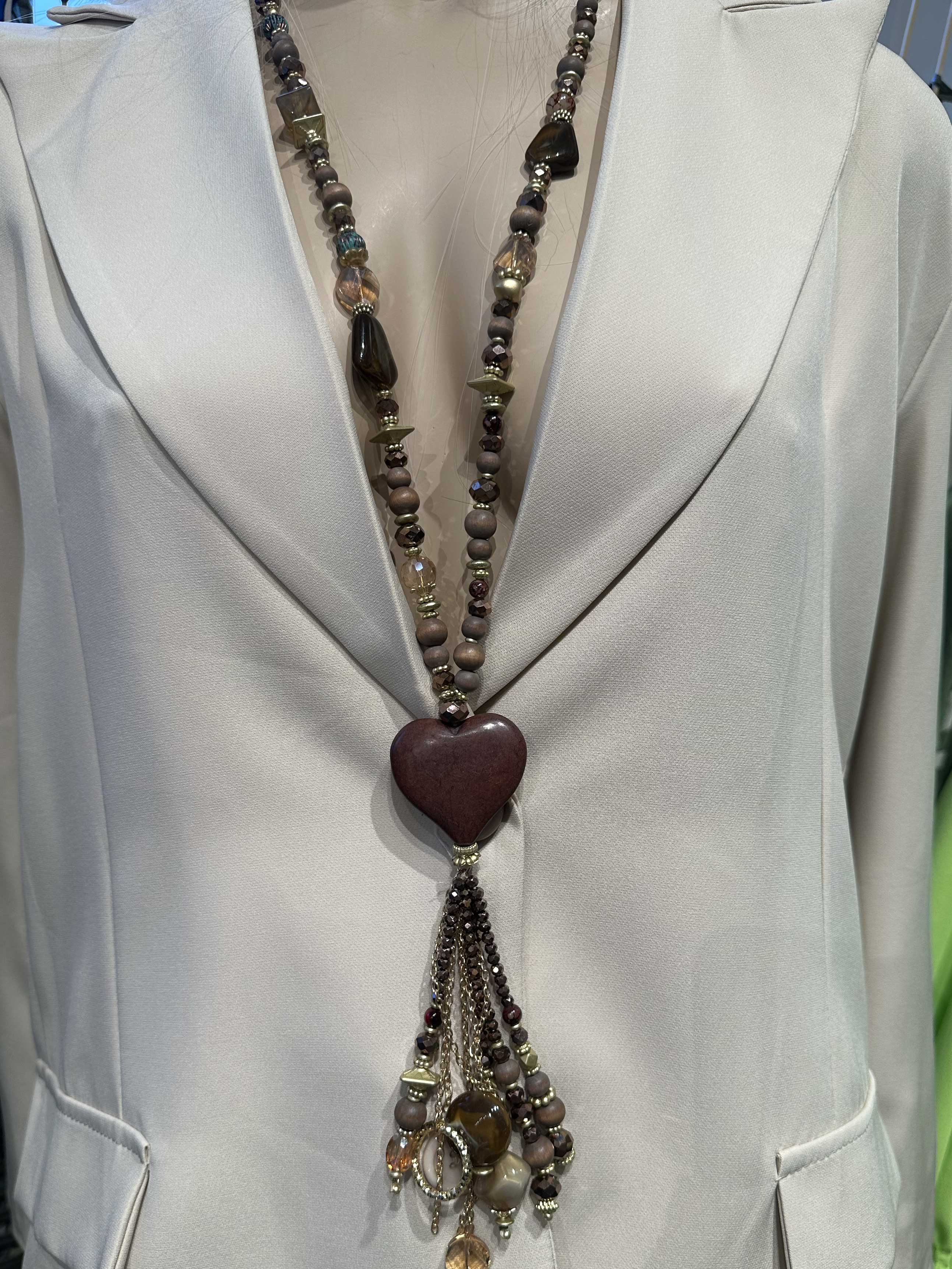 Imani - Perlekæde med hjerte